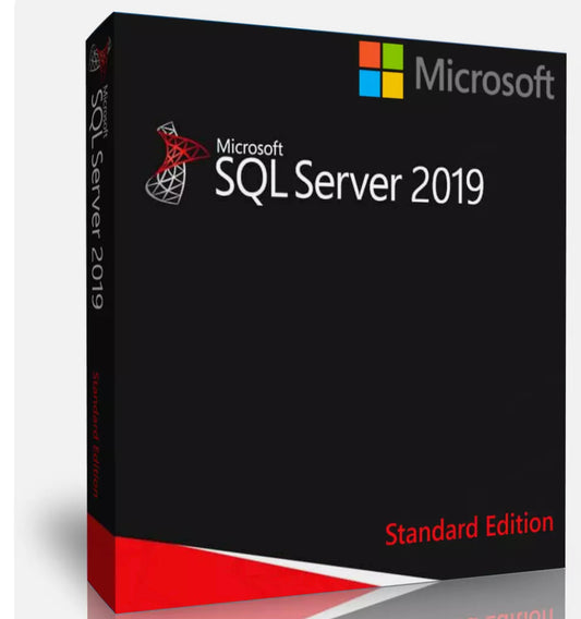 Microsoft SQL Server 2019 Standard 24 Core Unlimited User CAL - Packaged with DVD